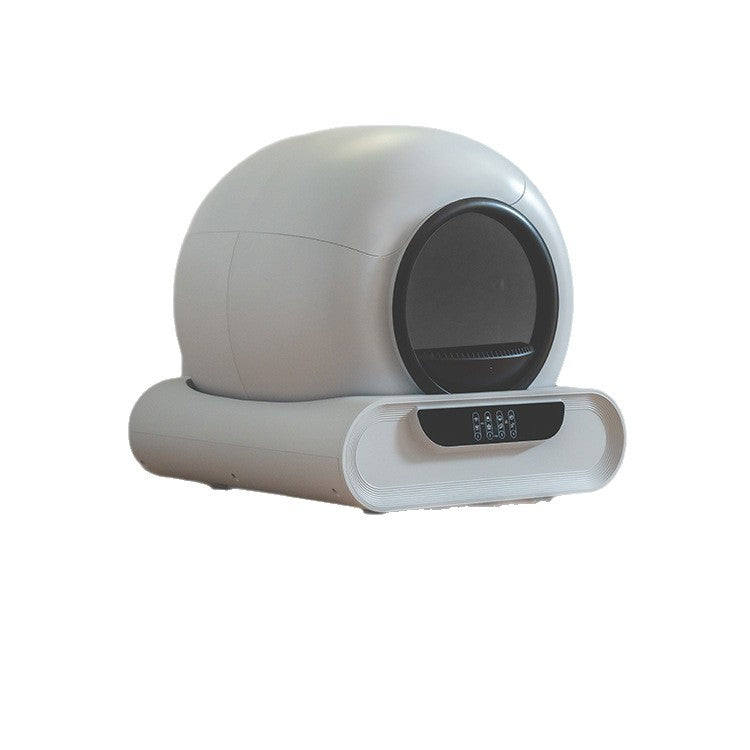 Self cleaning cat litter box with APP control and automatic waste cleaning system