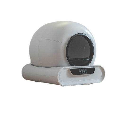 Self cleaning cat litter box with APP control and automatic waste cleaning system