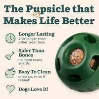 Silicone dog toy insert designed for treat filling and easy cleaning