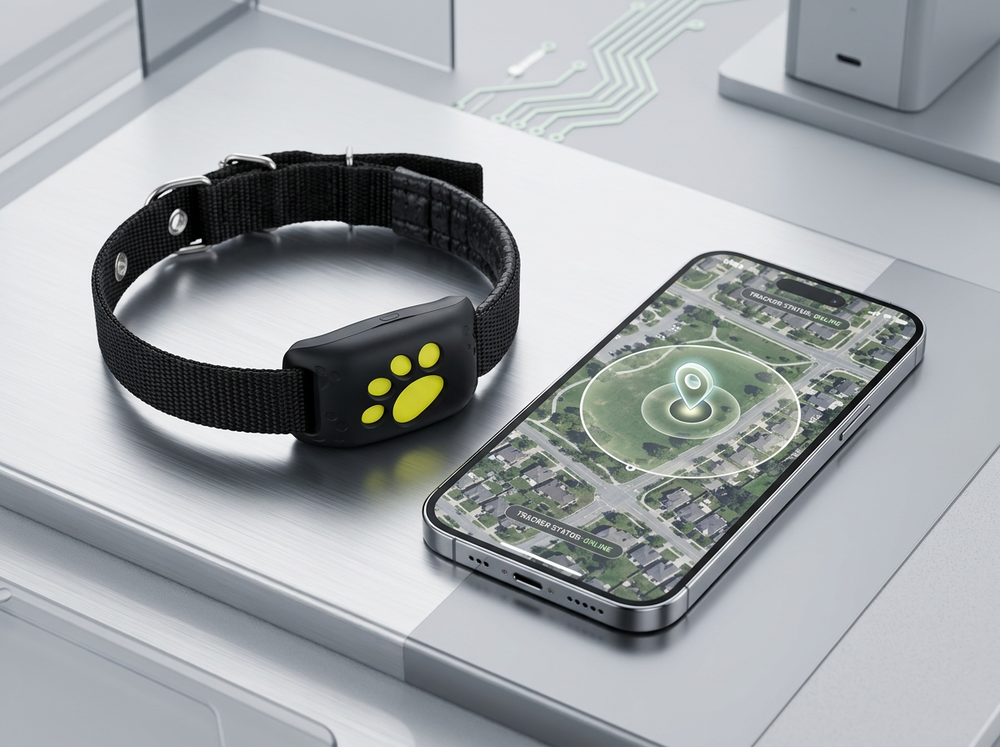Smart GPS tracking device for cats and dogs