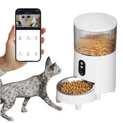 Smart automatic cat feeder with 3L capacity and app control