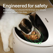 Smart dog food dispenser suitable for small dogs and daily meals
