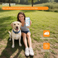 Smart pet electronic fence with app control for dogs