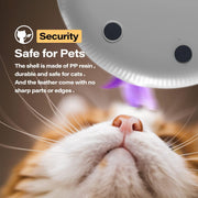 Electronic self-play cat toy designed for indoor exercise and interactive entertainment