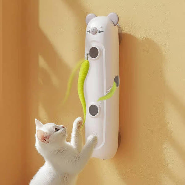 Smart sensor cat toy with interactive movement for cats and kittens