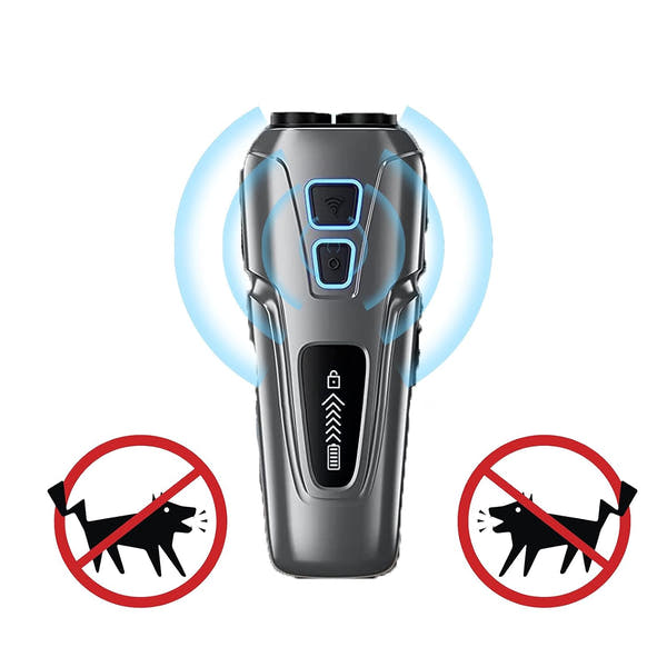 Portable ultrasonic anti barking device and dog bark stopper for indoor and outdoor training