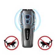 Portable ultrasonic anti barking device and dog bark stopper for indoor and outdoor training