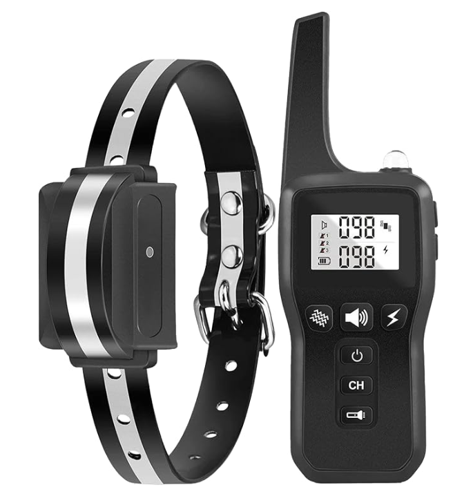 Anti Bark Collar for Dogs – Rechargeable Smart Dog Training Collar with Voice Control, Vibration & Static Training Modes