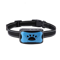 Rechargeable bark collar for dogs with seven adjustable sensitivity levels and automatic bark control