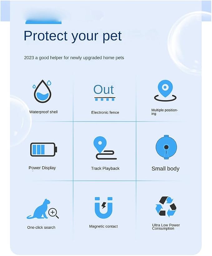 Solar dog GPS tracker designed for portable pet location monitoring