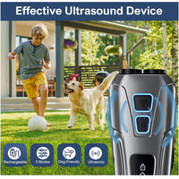Multifunctional ultrasonic dog repeller bark stopper and training device