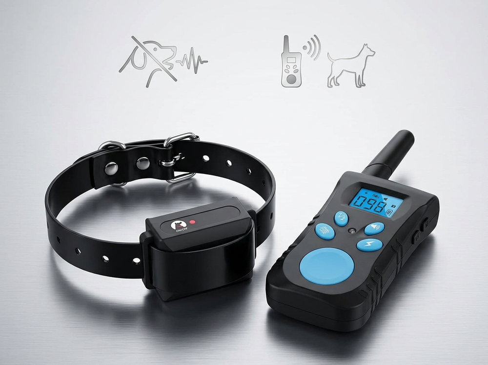

2-in-1 anti-bark and remote dog training collar