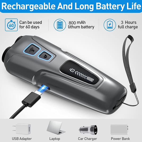 Portable ultrasonic dog repeller for non-contact dog training and deterrence