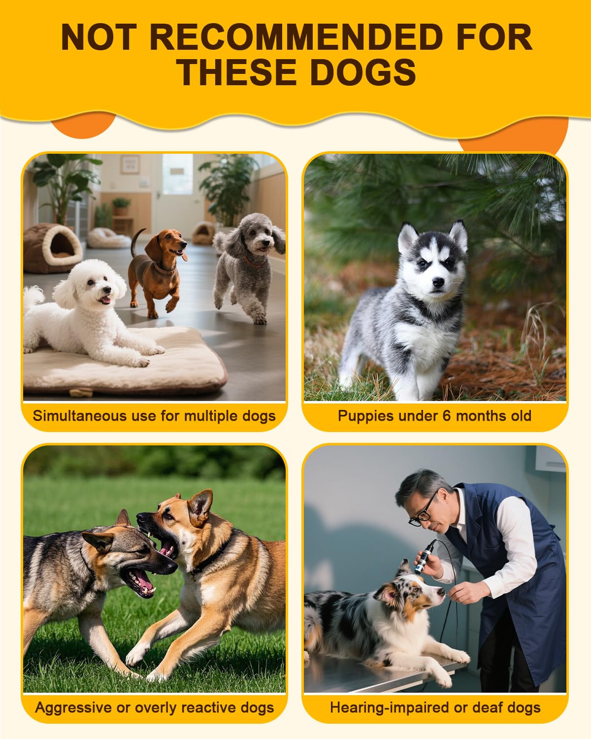 Dog bark stopper using ultrasonic technology to support bark-control training