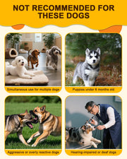 Dog bark stopper using ultrasonic technology to support bark-control training