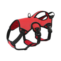 Comfortable outdoor dog walking harness with vest design