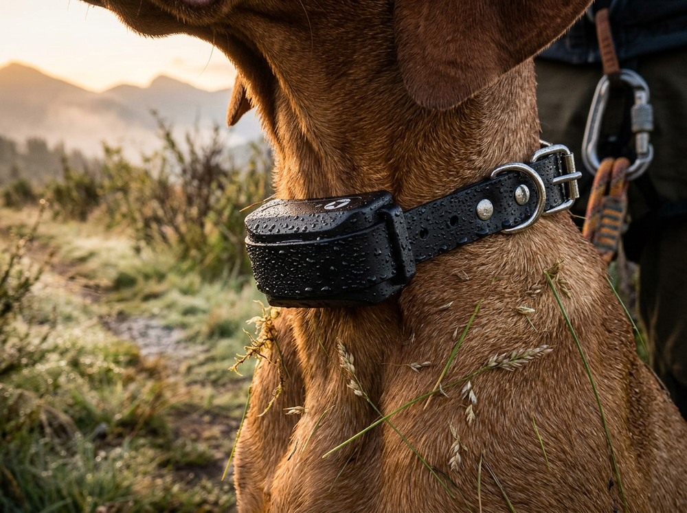 

Waterproof remote anti-bark dog training collar