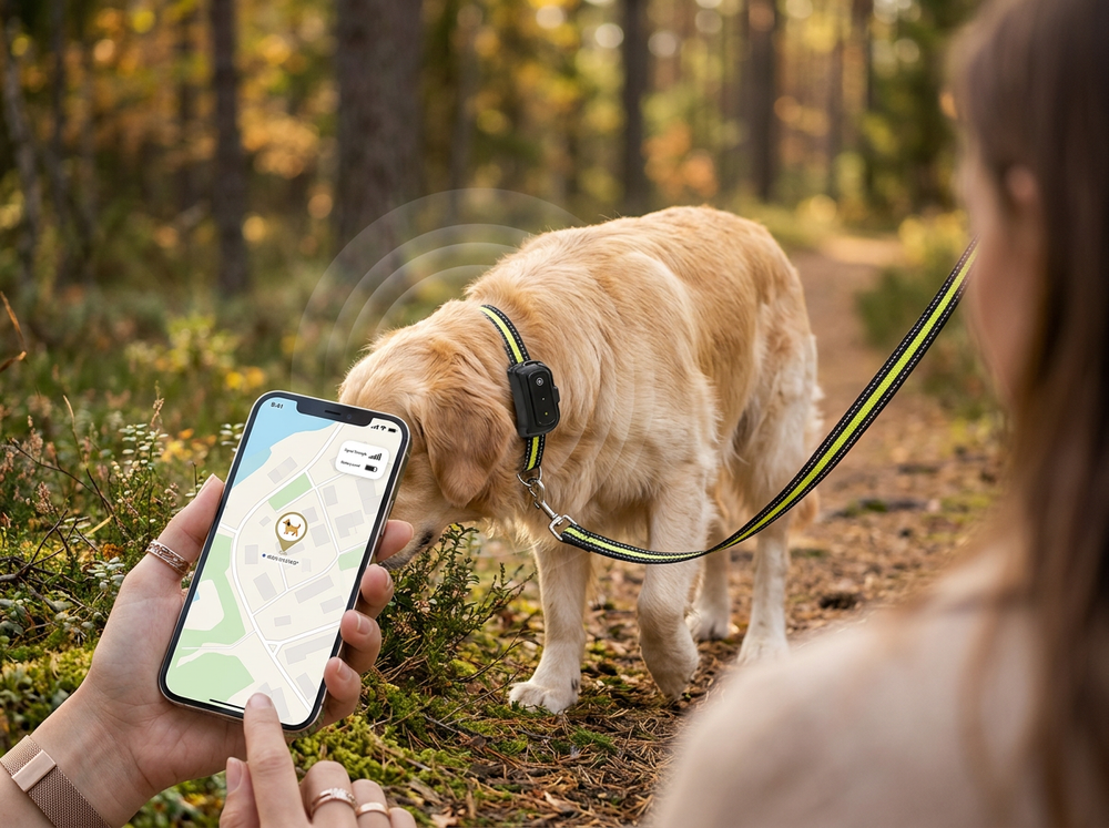 Waterproof dog training collar with rechargeable long standby battery