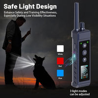 Waterproof rechargeable dog training collar for outdoor use