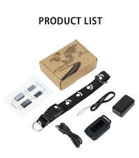 WiFi pet tracker with GPS positioning for dogs and cats