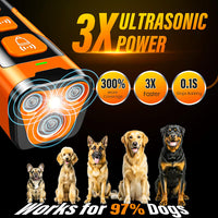 3X Ultrasonic Dog Bark Deterrent: Safe, Rechargeable, and Effective Bark Control Device