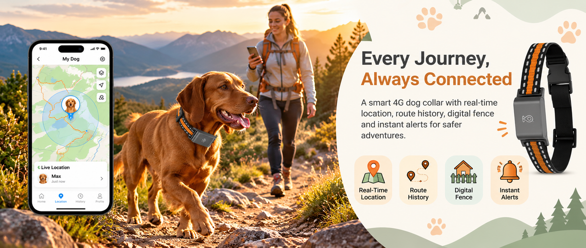 Dog positioning collar designed for comfortable daily walks