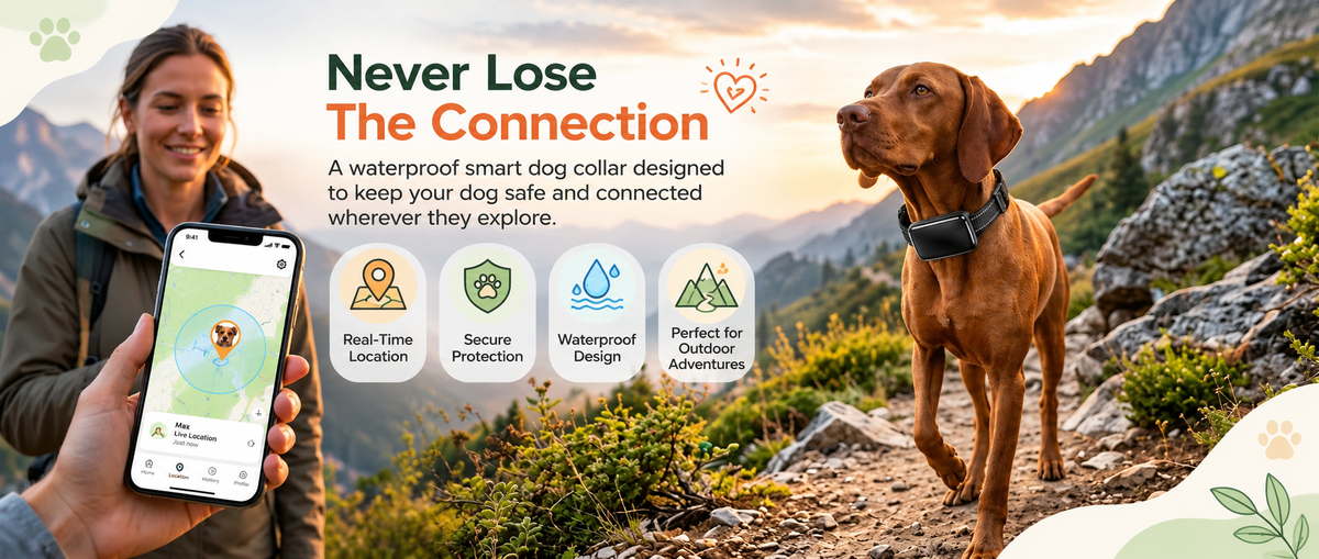 Smart pet collar designed for comfortable everyday wear