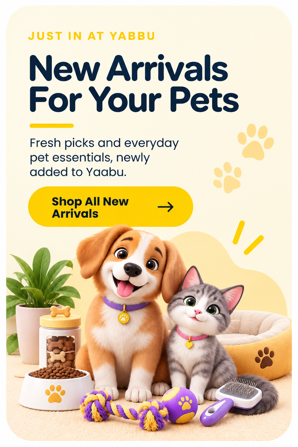 Yaabu New Arrivals for pets