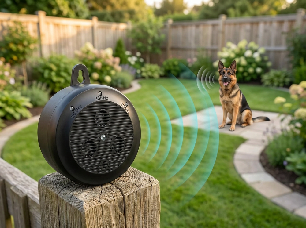 Automatic Bark Detection Ultrasonic Device
