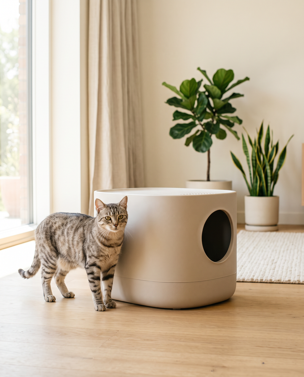litter boxes