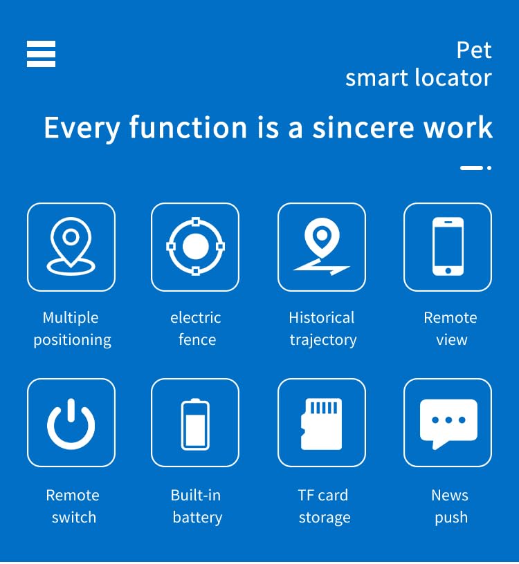 Anti-lost dog tracker with real-time GPS location monitoring