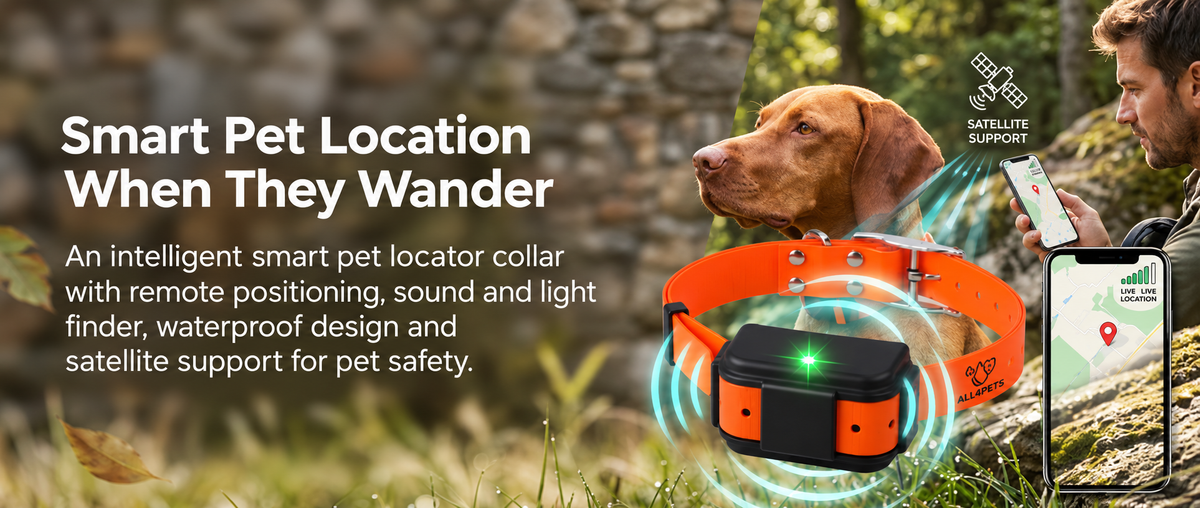 Outdoor pet safety collar designed for comfortable daily wear