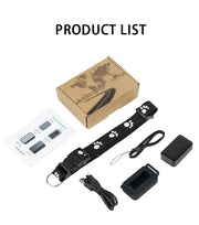 Compact pet positioning device fitted securely to a collar