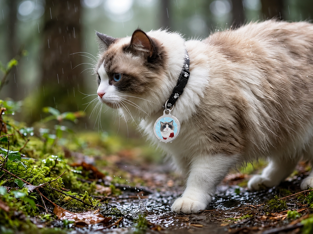 Smart pet positioning collar designed for everyday use