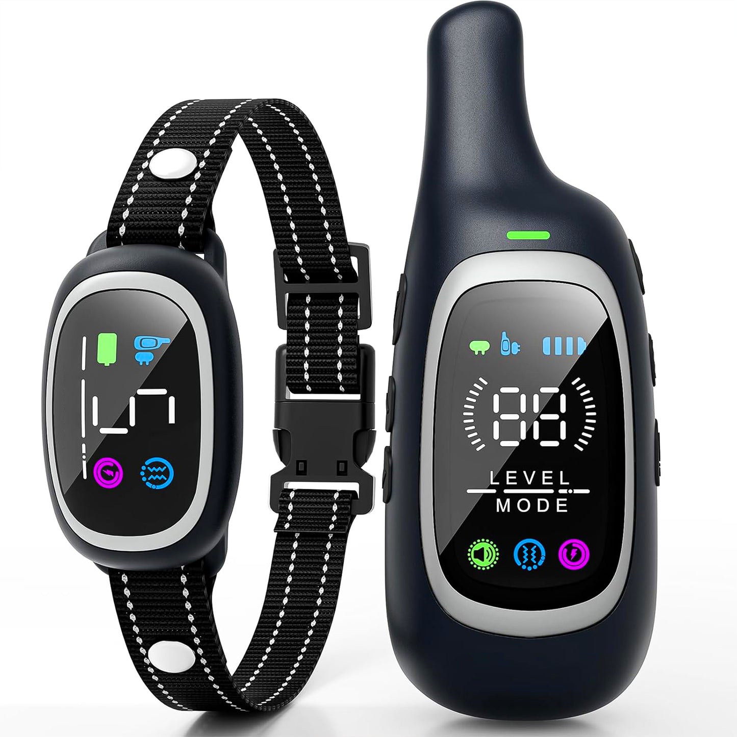 Professional dog training collar for obedience and bark control