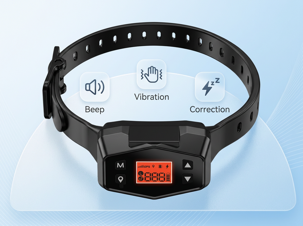 Smart dog collar designed for everyday outdoor use