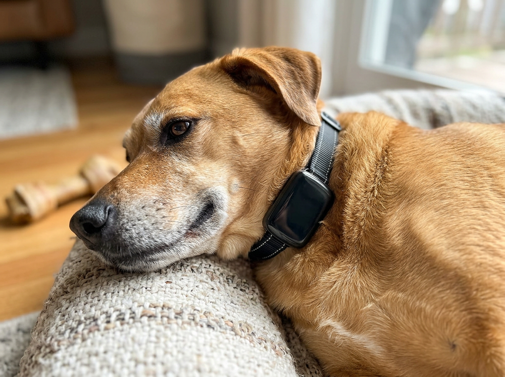 Smart pet device designed for active outdoor adventures
